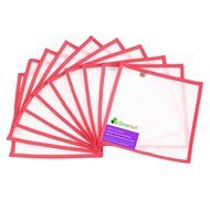 Growsun 5-PCS 8"x8" 25 Micron Pressing Screen Red for Bubble Bag Set, Ice Hash Extraction Bags, Herb Essense Micron... N4