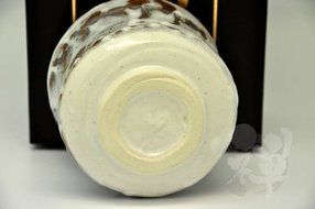 Japanese Mino Yaki ware Matcha Bowl Green Tea 11 / 11 / 8cm (4.3 / 4.3 / 3.1inch)[7312] N4