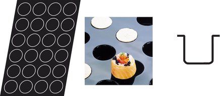 Flexipan 336335 Cylinders Nonstick Sheet Mold