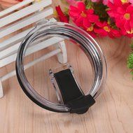 Morecome Spill And Splash Resistant Lid With Slider Closure For 30 Oz (Black) N16