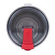 Morecome Spill And Splash Resistant Lid With Slider Closure For 30 Oz (Black) N19