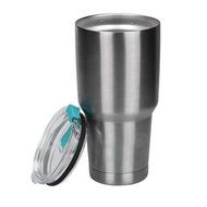 Morecome Spill And Splash Resistant Lid With Slider Closure For 30 Oz (Black) N20