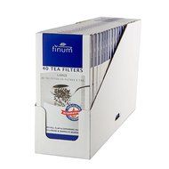 40 Paper Tea Filters Size L (20 retail packages per display tray) N2
