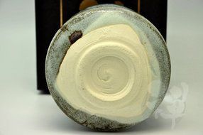 Japanese Mino Yaki ware Matcha Bowl Green Tea 11.5 / 11.5 / 8cm (4.5 / 4.5 / 3.1inch)[7325] N5