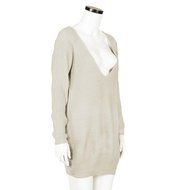 Loose Sweater,Morecome Women Long Sleeve Pullover Jumper Tops Knitwear (XL, Beige) N16