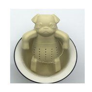 OKDEALS Silicone Tea Coffee Infuser Pug In A Mug Teapot Herbal Spice Strainer Filter (white) N4
