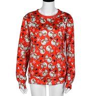 Sweatshirt,Morecome Women Long Sleeve Pullover Sweatshirt Red Christmas Print T-Shirt N5