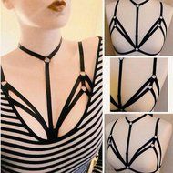 Underwear ，Beautyvan Comfortable Fashion Alluring Women Harness Bra Elastic Cage Bra Strappy Hollow Out Bra Bustier... N2
