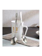 WJL Stainless Steel Espresso Paddle Spoons, Stylish design, especially for young people,couple spoon(2 set)