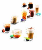 NESCAFE Dolce Gusto Melody 3 Manual Coffee Machine by Krups - Red by Krups N3