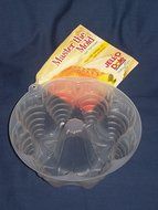 Clear Plastic Jell-o Gelatin Gel Holiday Mold