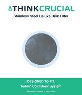 Reusable Deluxe Stainless Steel and Rubber Disk Filter