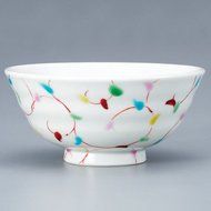 Japanese Rice Bowl Arabesque KUTANI YAKI(ware)