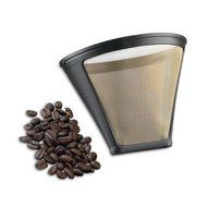 1 X THE ORIGINAL GOLDTONE BRAND Reusable #2-052 Coffee Filter 4-8 Cups with Inner Grasp