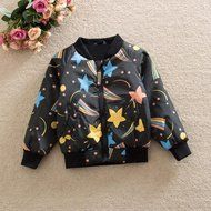 Coat ,BeautyVan Kids Child Boy Girl Starry Coat Jackets Winter Thick Top Waistcoat Clothes Coat (5T, Black) N6