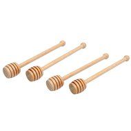 Beech Wood Honey Dipper Set of 4 without Glue for Perfect Health