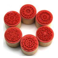 6pcs/lot 3x2.2cm Greeting Round Wooden Rubber Stamp(Miss you/For you/Thank you/Love/My Friend/Good Luck) (letter... N4