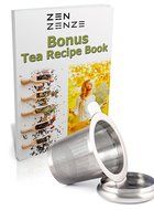 ZENZENZE Tea Infuser, Perfect Single Cup Brew Strainer for Loose Leaf Teas, Stainless Steel with Lid as Drip Tray... N8