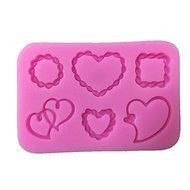 Y&XL&H Heart Style Sugar Candy Fondant Cake Molds For The Kitchen Baking Molds N3