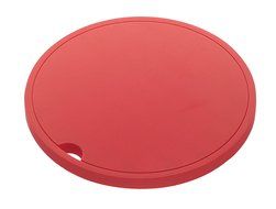 YAMAZAKI home 2951 Aqua Round Trivet, Red