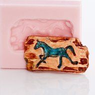 Horse Silicone Mold Make Your Own Western Chocolate, Fondant, Candy, Mints, Resin, Clay, Flexible and Easy to... N6