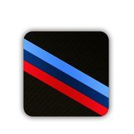 Generic Print Bmw M Cup Mat Mdf Beautify N2