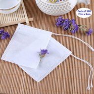 Akak Store 100 Pack Disposable Drawstring Tea infusers Tea Filter Bags for Loose Tea Herbs Spice Bouquet Garni...