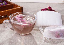 Akak Store 100 Pack Disposable Drawstring Tea infusers Tea Filter Bags for Loose Tea Herbs Spice Bouquet Garni... N2