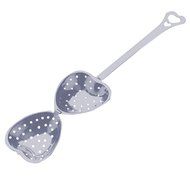 chendongdong 1pcs Heart Shaped Tea Infuser Spoon Strainer Stainless Steel Steeper Handle Shower N4