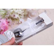 chendongdong 1pcs Heart Shaped Tea Infuser Spoon Strainer Stainless Steel Steeper Handle Shower N6