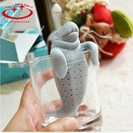 1 Piece Tea Strainers Infuser Silicone Loose Tea Leaf Strainer Herbal Spice Filter Diffuser N4