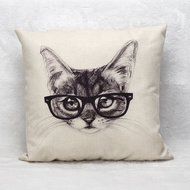 Beautyvan Soft Vintage Cotton Linen Sofa Waist Throw Cushion Cover Home Decor N2