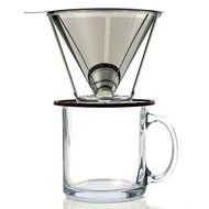 Stainless Steel Clever Coffee Dripper by Meltera, Makes Best Pour Over Coffee, Permanent & Reusable Cone with... N2