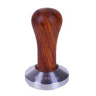 Love The Worder Wooden handle curved surface stainless steel Base Coffee Bean Press