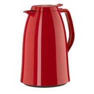Emsa Mambo High Impact Plastic Thermal Carafe with Glass Liner, 51 oz, Red