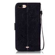 iPhone 7 Plus Case, iPhone 7 Plus Wallet Case,PHEZEN Cute Bear Don't Touch My Phone Design PU Leather Wallet Case... N159