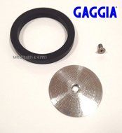 Gaggia Group Seal Gasket NG01/001 + Shower Plate + Screw for Gaggia Classic Baby + Screw. KIT