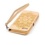 iPhone 7 Case, PHEZEN Dream Catcher Design Bling Diamond PU Leather Wallet Case [Magnetic Closure] [Credit Card... N29