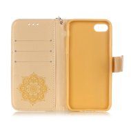 iPhone 7 Case, PHEZEN Dream Catcher Design Bling Diamond PU Leather Wallet Case [Magnetic Closure] [Credit Card... N30