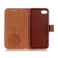 iPhone 7 Case, PHEZEN Dream Catcher Design Bling Diamond PU Leather Wallet Case [Magnetic Closure] [Credit Card... N32