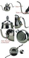Cafe de Tiamo 500ml Stainless Steel Pour Over Coffee Pot (HA8571)