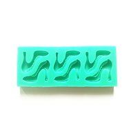 Sher Bakeware Silicone High Heels Baking Molds for Fondant Candy Chocolate Cake (Random Colors) N3