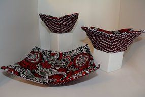 Microwave Bowl Cozies // Set of 3 // 1 Small Bowl Cozy // 1 Medium Bowl Cozy // 1 Dinner Plate Cozy // Rockin... N2