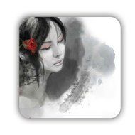 Generic Mdf Cup Mat Design Asian Chinese Painting Ink Well N9