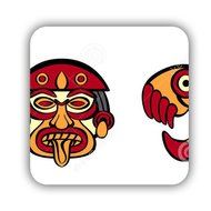 Generic Print Aztec 6 Original Coaster Mdf N10