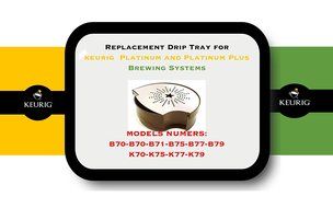 Replacement Drip Tray for Keurig B70, B71, B75, B77, B79, K70, K75, K77, K79