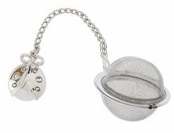 Ladybug Charm Tea Infuser Ball - By Ganz