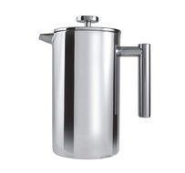 Grunwerg Cafe Ole Double Wall Insulated Straight 12 Cup/ 51oz Stainless Steel Cafetiere