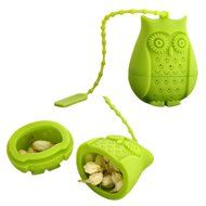 JLHua Owl Shape Snap Mesh Tea Ball Infuser,Random Color N5