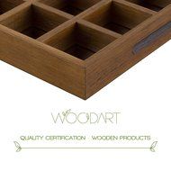 WOODART Wooden Capsule Storage - Single serve coffee pod holder, keurig K-Cup/ Verismo/ Dolce Gusto - Sleek and... N3